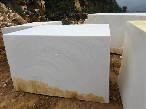 Vietnam White Marble Blocks From Viet Nam Stonecontact