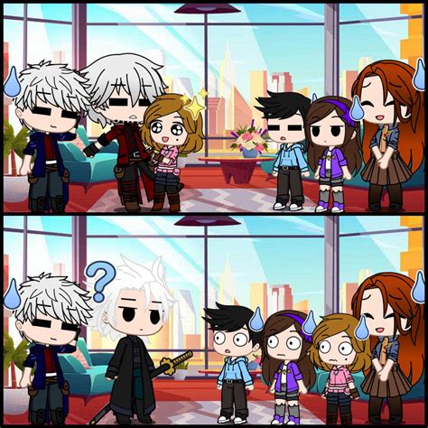 Meeting Dante and Vergil by SamuraiZachi093006 on DeviantArt