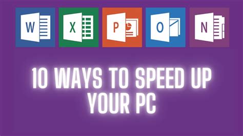 10 Ways To Speed Up Your Computer Tips And Tricks Youtube