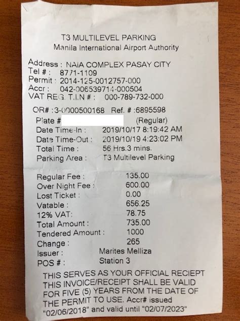 On the NAIA Terminal 3 overnight parking fees again « Caught (up) in traffic