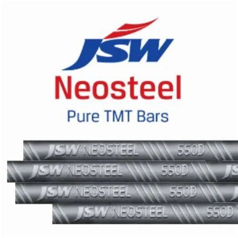 10 Mm JSW Neosteel TMT Bars Fe 550D CRS At 70000 Tonne In Tiruppur