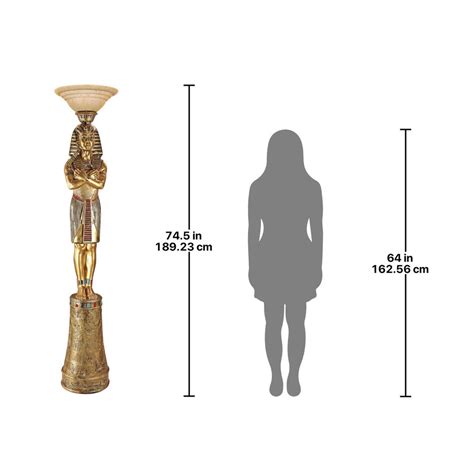 King Tut Sculptural Floor Lamp Design Toscano