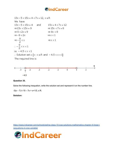 Selina Class 10 ICSE Solutions Mathematics Chapter 4 Linear