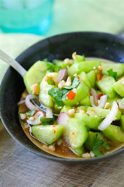 Thai Cucumber Salad Easy Delicious Recipes