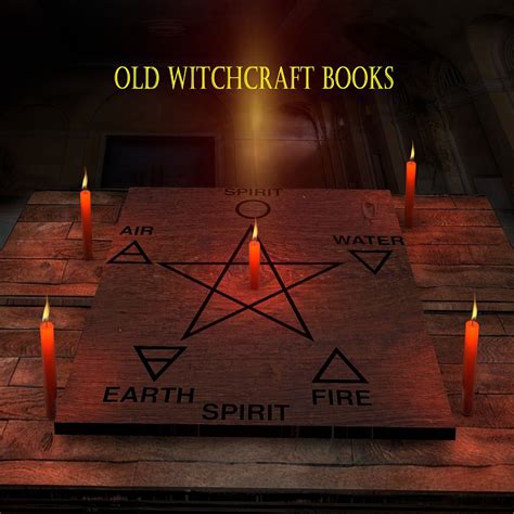 Old Witchcraft Books Demonology Wicca Pagan Spells Magic Etsy In