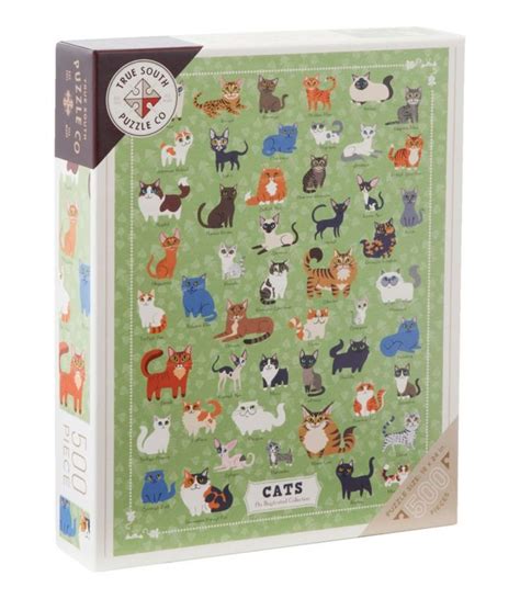 Illustrated Cats Puzzle 500 Pieces Games And Outdoor Toys At Llbean