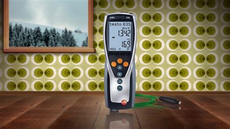 The Testo 635 Temperature And Humidity Measuring Instrument YouTube