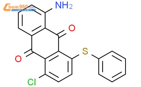 90574 11 1 9 10 Anthracenedione 5 amino 1 chloro 4 phenylthio 化学式结构