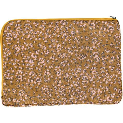 Pochette Ordinateur 15 Pouces Gypso Ocre Papa Pique Et Maman Coud