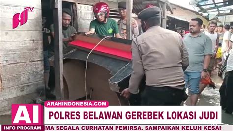 Polres Pelabuhan Belawan Gerebek Lokasi Judi Di Tengah Banjir Rob YouTube