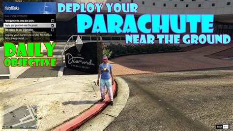 Deploy Your Parachute Near The Ground Daily Challenges Gta Online