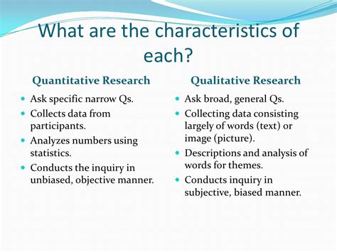 Quantitative And Qualitative Research