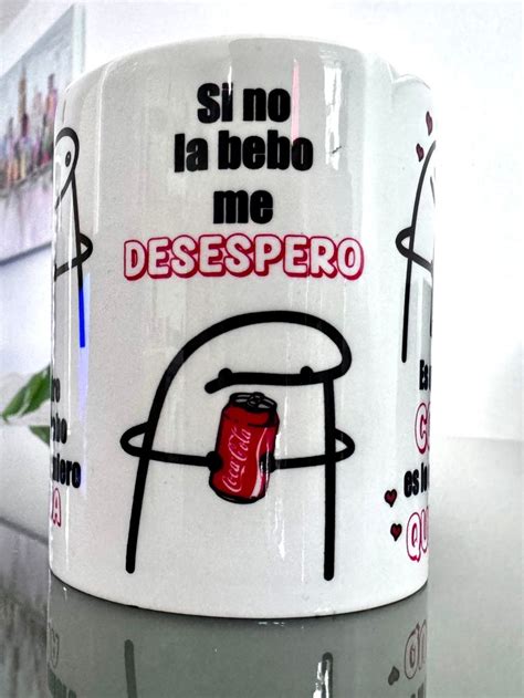 Taza Tomando Coca mi riñón se relaja Etsy México