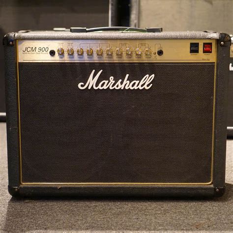 Marshall Jcm 900 Model 4502 50 Watt Hi Gain Dual Reverb 2x12 Tube Guitar Combo Amp 1993 Used