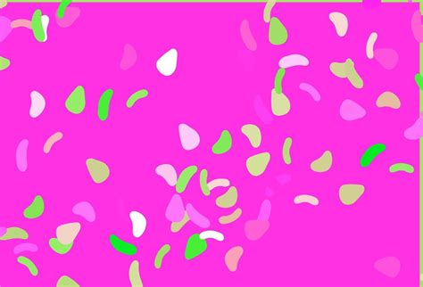 Light Pink Green Vector Pattern With Chaotic Shapes 13660708 Vector