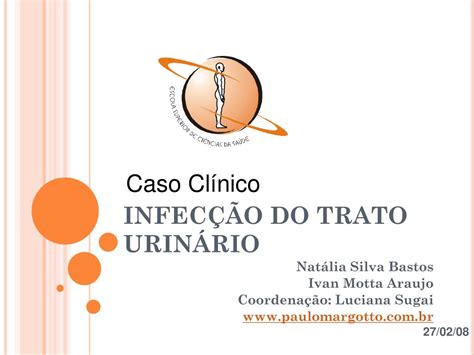 PPT INFECÇÃO DO TRATO URINÁRIO PowerPoint Presentation free download