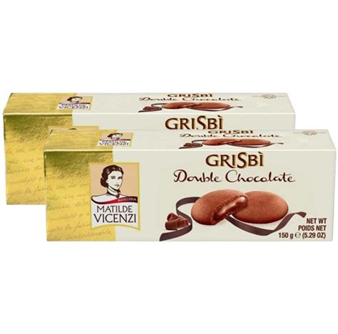 Matilde Vicenzi Grisbi Double Chocolate Biscuits มาทลเดวเซนซ กรสบ