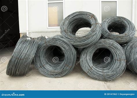 Reinforcing Steel Bar Background Rebar For Concrete Construction Work