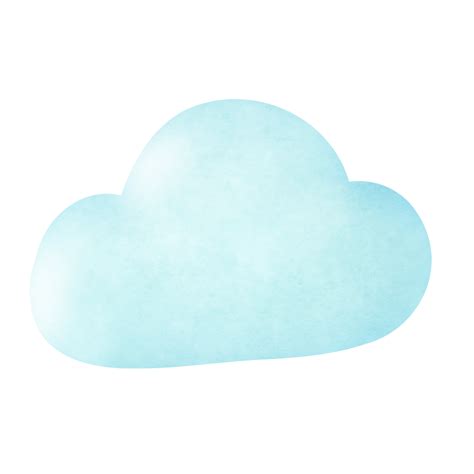 Watercolor Cloud Illustration Clipart 21096400 PNG