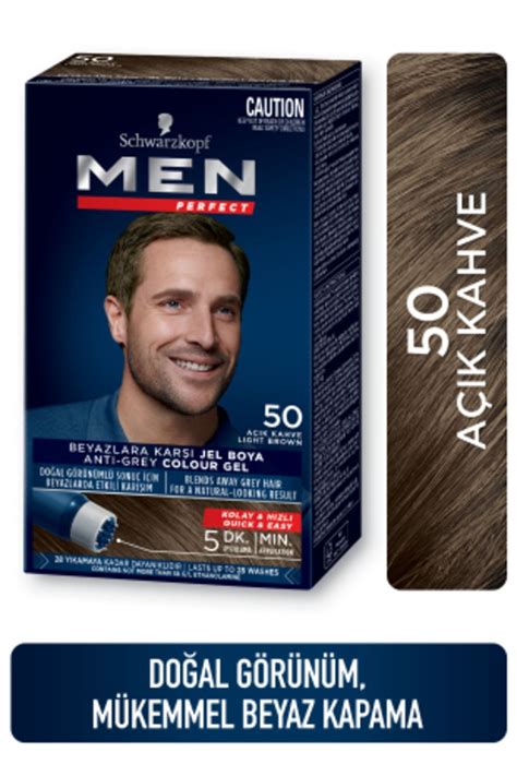 Men Perfect Perfect Erkek No:50 Açık Kahve Saç Boyası - Fiyatı, Yorumları