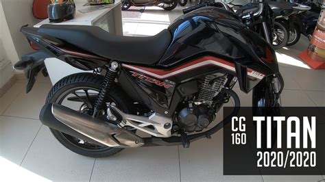 Honda CG 160 Titan 2020 2020 AVALIAÇÃO cor detalhes preço consumo e