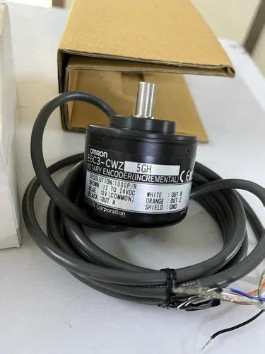 Black Omron Make Encoder E C Cwz Gh Ppr Rotary Encoder For