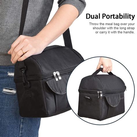 8l Insulated Lunch Tote Bag Thermos Hotcooler Tote Food Lunch Portable