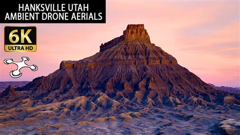 Hanksville Utah Ambient K Video Bentonite Hills Factory Butte