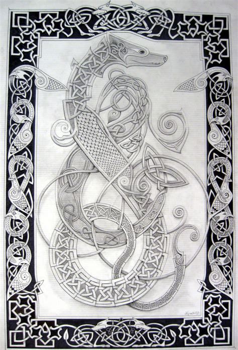 celtic dog 1 by knotty-inks on DeviantArt