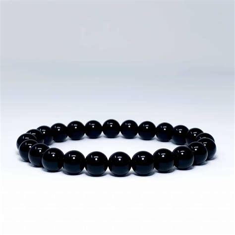 Black Onyx Bracelet Mens Protection Onyx Bracelet For Men