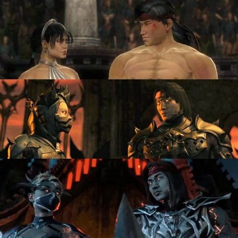 Video Game Characters Female Characters Liu Kang And Kitana Mortal