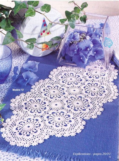 Oval Flowers Crochet Doily Pattern Crochet Kingdom