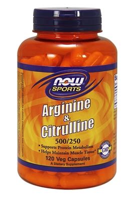 Now Sports Arginine&Citrulline-120Serv.-120Tabs. | Maxmuscle Elite