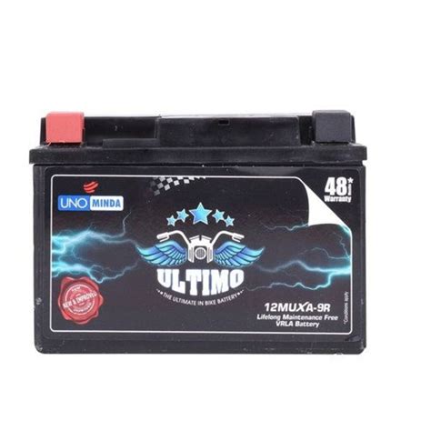 Capacity 5Ah UNO Minda 12MUXA 9R Two Wheeler Battery At Best Price In