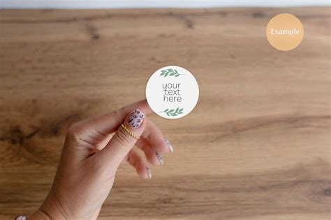 Sticker Mockup PNG Psdsmart Object Layer Canva PNG Hand Holding