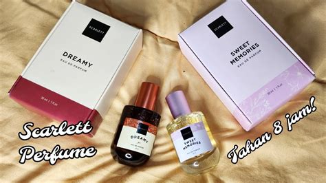 Review Parfum Scarlett Dreamy Sweet Memories Perfum Lokal Tahan