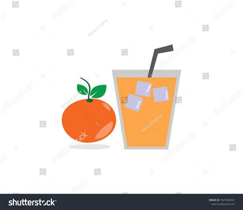 Fresh Orange Juice Icon Orange Juice Stock Vector Royalty Free 1947460927 Shutterstock