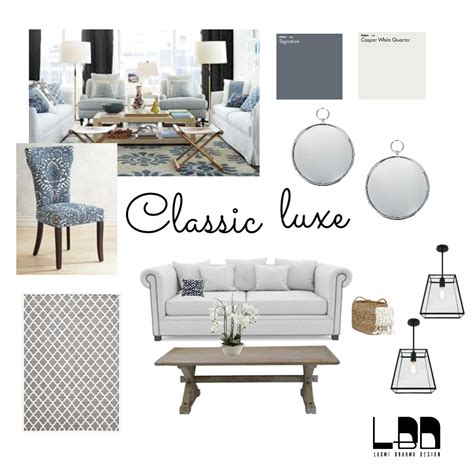 Classic Luxe Interior Design Mood Board By Cathy Style Sourcebook