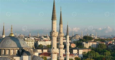 Istanbul Turkey Sultanahmet Area With The Blue Mosque And The Hagia