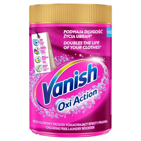 Vanish Oxi Action Odplamiacz Do Tkanin W Proszku G Zakupy Online