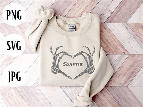 Taylor Swift Skeleton Heart Hands Svg Png  Halloween Swiftie Swiftie Swiftie Merch Taylor