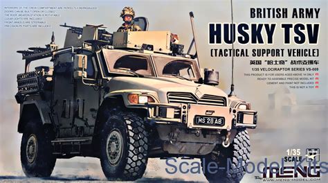 Meng British Army Husky Tsv Tactical Support Vehicle Plastic