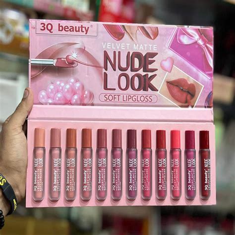 Q Beauty Velvet Matte Nude Look Soft Lipsgloss Pcs Rk Essentials