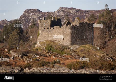 Peninsula Of Ardamurchan Scotland Picturesque View Of The Historic Of