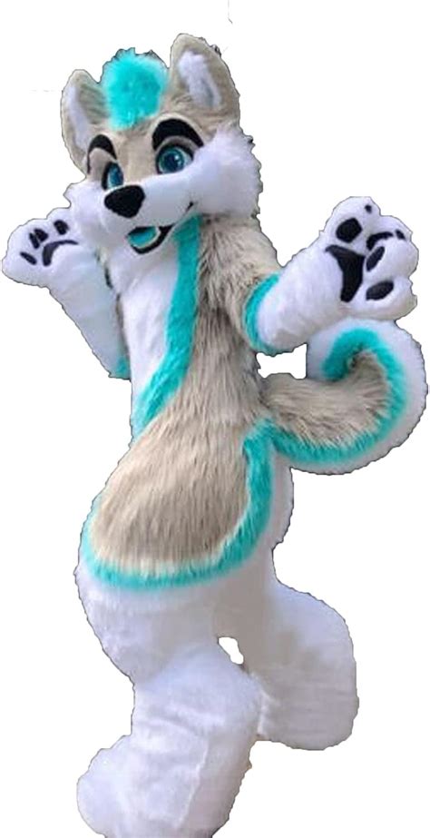 Grey Blue Fursuit Fullsuit Teen Costumes Full Furry Suit Furries