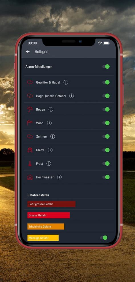Wetter App Wetter Alarm