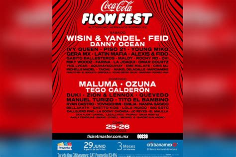 Flow Fest 2023 Wisin Yandel Dany Ocean Y Maluma Encabezan Line Up