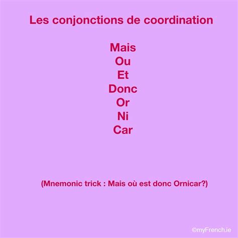 Conjonctions De Coordination