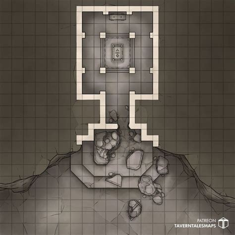 Dwarven Tomb X Battlemaps Fantasy Town Fantasy Battle