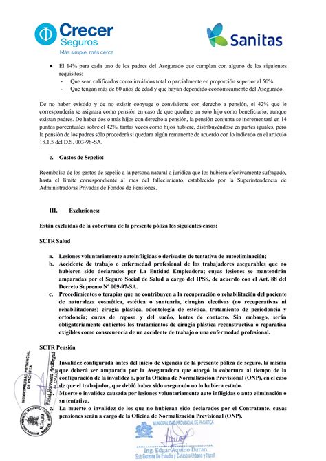 019 COTIZACION SCTR MUNC PACHITEA Pdf